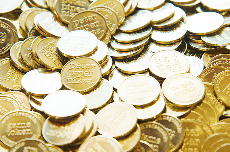 Peter Piper Pizza Game Tokens