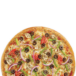 Famosa pizza California Veggie de Peter Piper Pizza