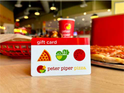 Tarjetas de regalo en oferta en Peter Piper Pizza