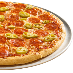 Pepperoni and Jalapeno Pizza