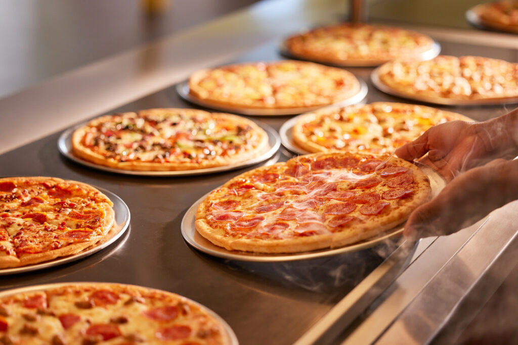 Pizzas de buffet